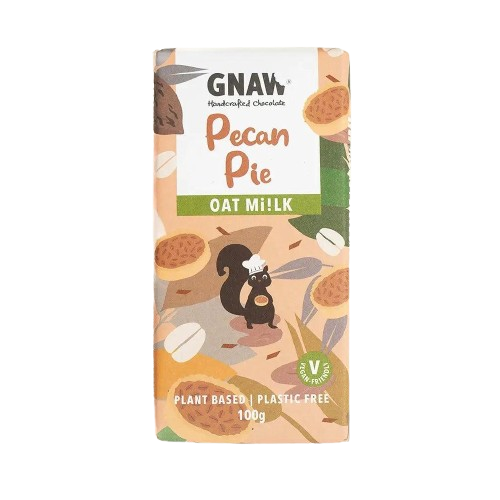 GNAW Pecan Pie Oat Mi!lk Chocolate Bar Vegan 100g