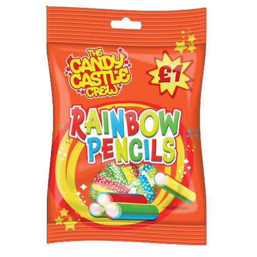 Cand Castle Crew Fizzy Pencils Pm £1.00 90g