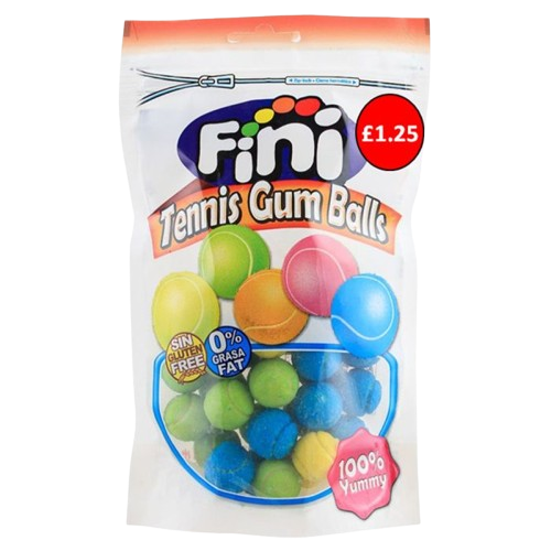 Fini Tennis Gum Balls Doy Pmp £1.25 140g