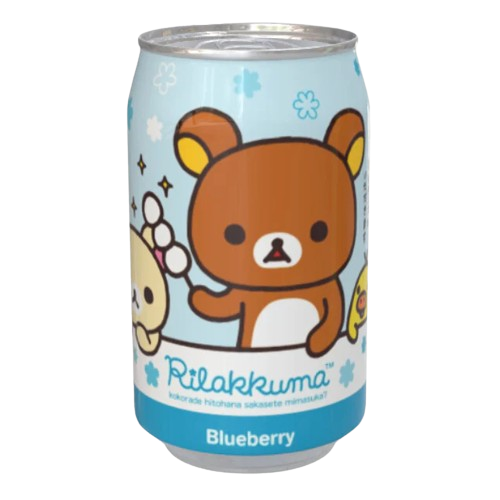 Kawaji Rilakkuma Blueberry Flavour Soda 330ml