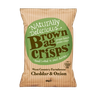 Brown Bag Crisps Cheddar And Onion 40g