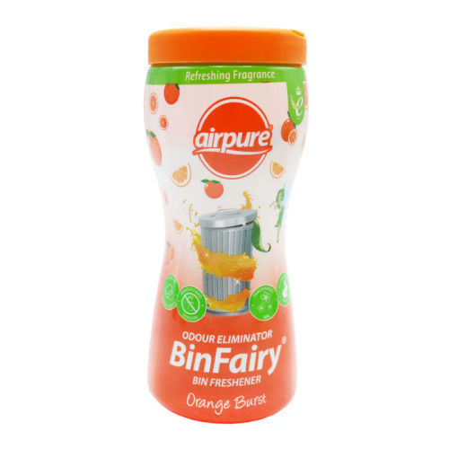 Air Pure Binfairy Bin Freshener Orange Burst 500g