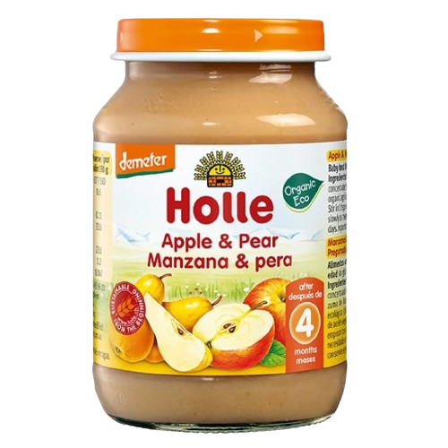 Holle Organic Jar Apple & Pear 190g