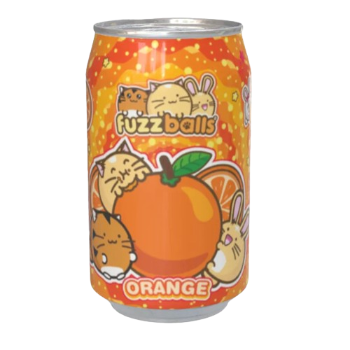 Kawaji Fuzzballs Orange Flavour Soda 330ml