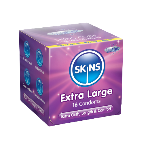 Skins Extra Large Cube Condoms Pack of 16