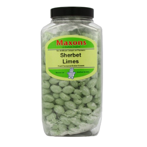 Maxons Sherbet Limes Jar 3.18kg