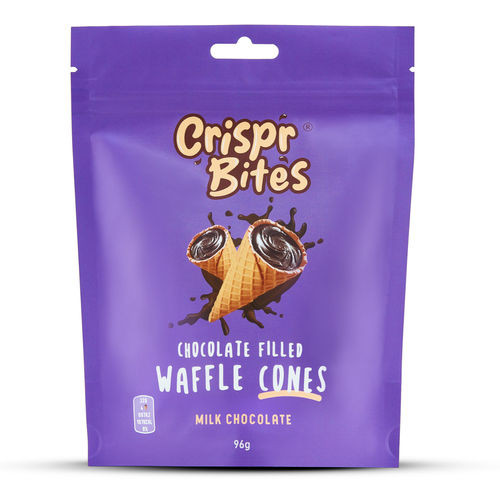 Crispr Bites Milk Chocolate Waffle Cone Snack 96g