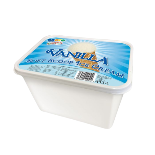 Granellis Vanilla Soft Scoop 4ltr