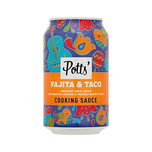 Potts Mexican Fajita Sauce Can 330g