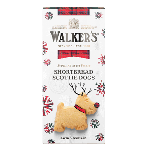 Walkers Reindeer Scottie Dog Shortbread 125g