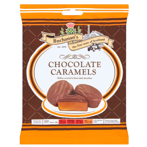 Buchanan's Chocolate Caramels 110g