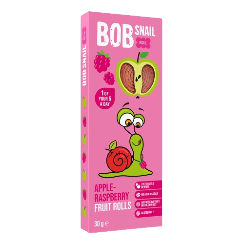 Bob Snail Fruit Rolls Apple-Raspberry 3 Rolls 30g