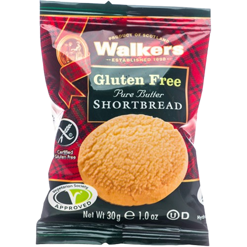 Walkers Gluten Free Shortbread Rounds 30g