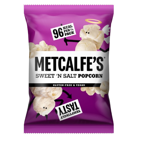 Metcalfe's Skinny Popcorn Sweet 'n Salt 20g