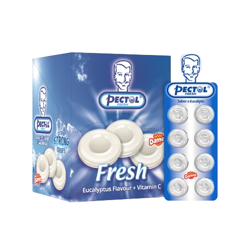 Damel Pectol Fresh Eucalyptus Flavour + Vitamin C 19.2g