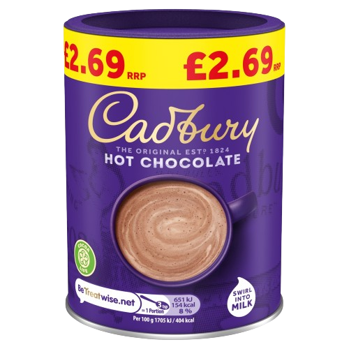 Cadbury Original Drinking Hot Chocolate £2.69 PMP 250g