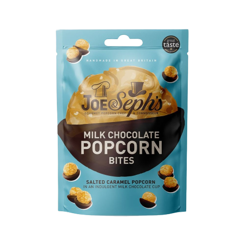 Joe & Seph's Milk Chocolate Popcorn Bites 27g