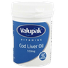 Valupak Cod Liver OIl 550mg 30 Capsule