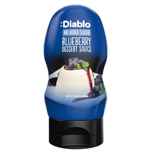 Diablo No Added Sugar Dessert Topping Blueberry Sauce 290ml