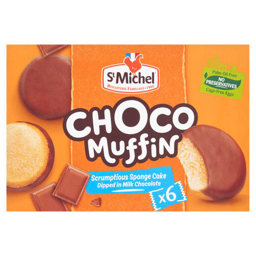 St Michel 6 Choco Muffin 180g