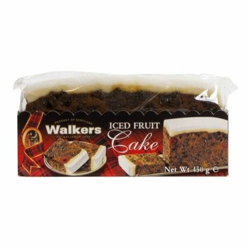 Walkers Iced Rich Fruit Slab Cake 450g