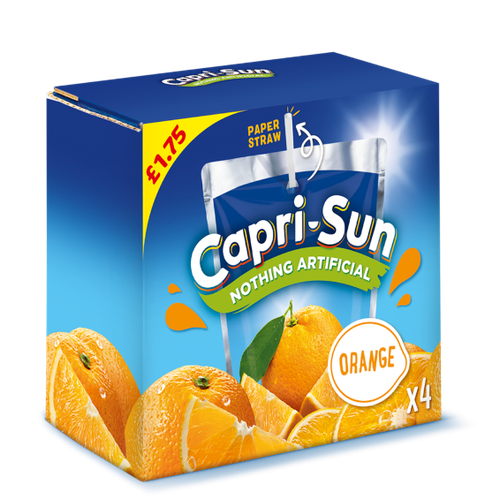 Capri Sun Orange 4Pk PM£1.75 200ml