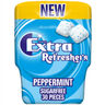 Extra Refreshers Peppermint Sugarfree Chewing Gum Bottle 30 Pieces