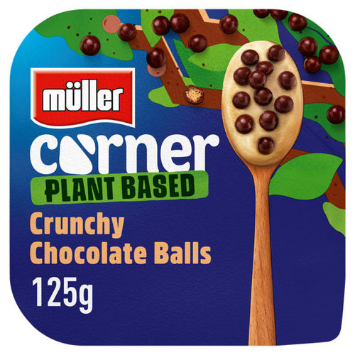 Muller Corner Plant Based Vanilla & Chocolate Balls Yogurt 125g