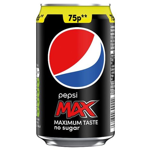 Pepsi Max PM 75p 330ml