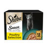 Sheba Sauce Collection Cat Food Pouches Poultry Selection 12x85g