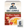 Quaker Oat So Simple Toffee Apple Porridge Sachets 6x48.2g