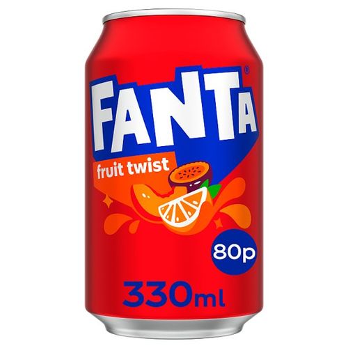 Fanta Can Fruit Twist Pm 80P 330ml