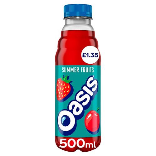 Oasis Exotic Fruits Zero Pm £1.35 500ml