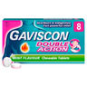 Gaviscon Double Action Mint Flavour 8 Chewable Tablets