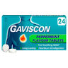 Gaviscon Heartburn & Indigestion Relief Tablets Peppermint Flavour 24 Tablets