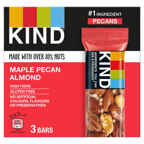 Kind Maple Pecan & Almond 3x40g