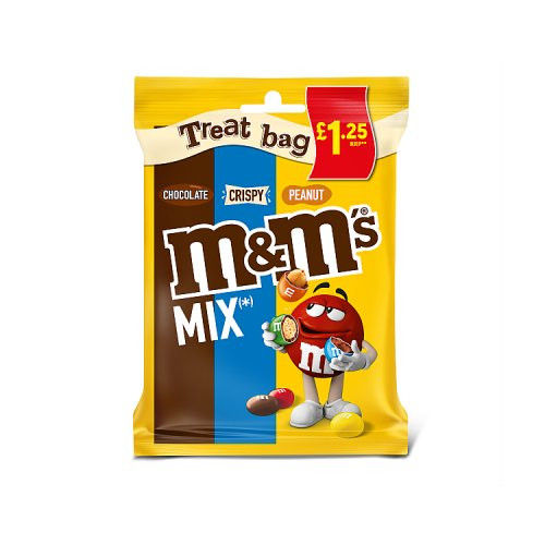 M&M's Mix Treat Bag - Chocolate, Crispy, Peanut