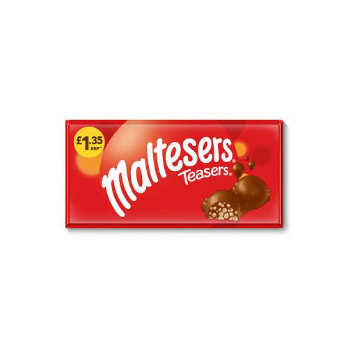 Maltesers Teasers Milk Chocolate & Honeycomb Block Bar £1.35 PMP 100g