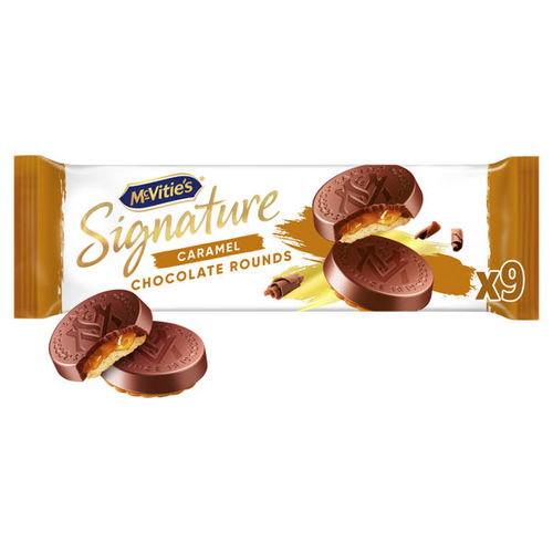 McVitie's Signature Caramel Chocolate Rounds Biscuits 109g