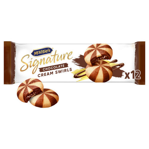 McVitie's Signature Chocolate Cream Swirls Biscuits 142g