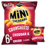 Jacob's Mini Cheddars Crunchlets Cheddar and Caramelised Onion 6x17g