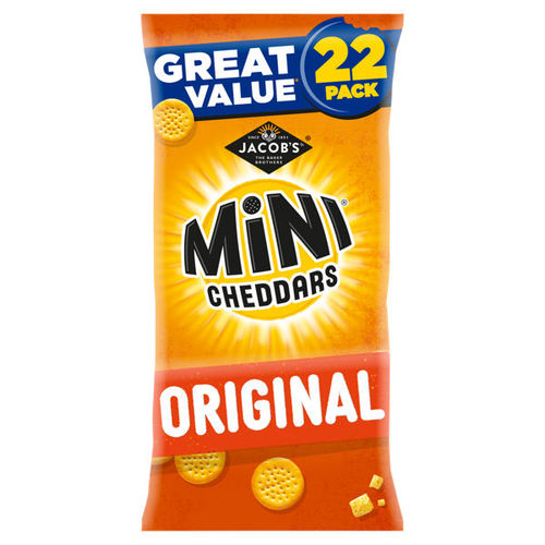 Jacob's Mini Cheddars Original 22x25g