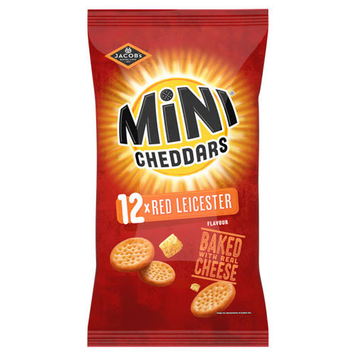 Jacob's Mini Cheddars Red Leicester 12x23g