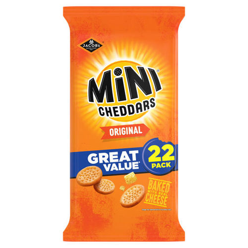 Jacob's Mini Cheddars Original 22x23g