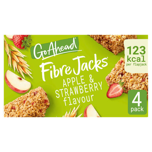 Go Ahead FibreJacks Apple & Strawberry 4x132g