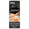 Jacob's Savours Bakes Salt & Cracked Black Pepper 200g