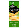 Jacob's Savours Thins Sour Cream & Chive 150g