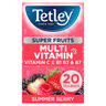 Tetley Super Fruit Multivitamin Summer Berries 20 Tea Bags 40g