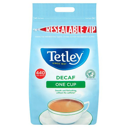 Tetley Decaf One Cup Tea Bags 440s