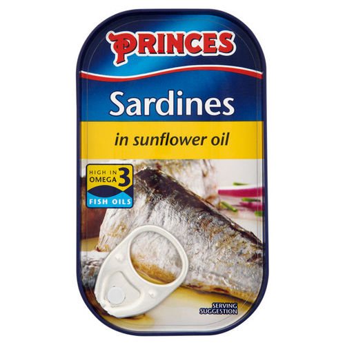 Princes Sardines In Sunflower Oil 120g